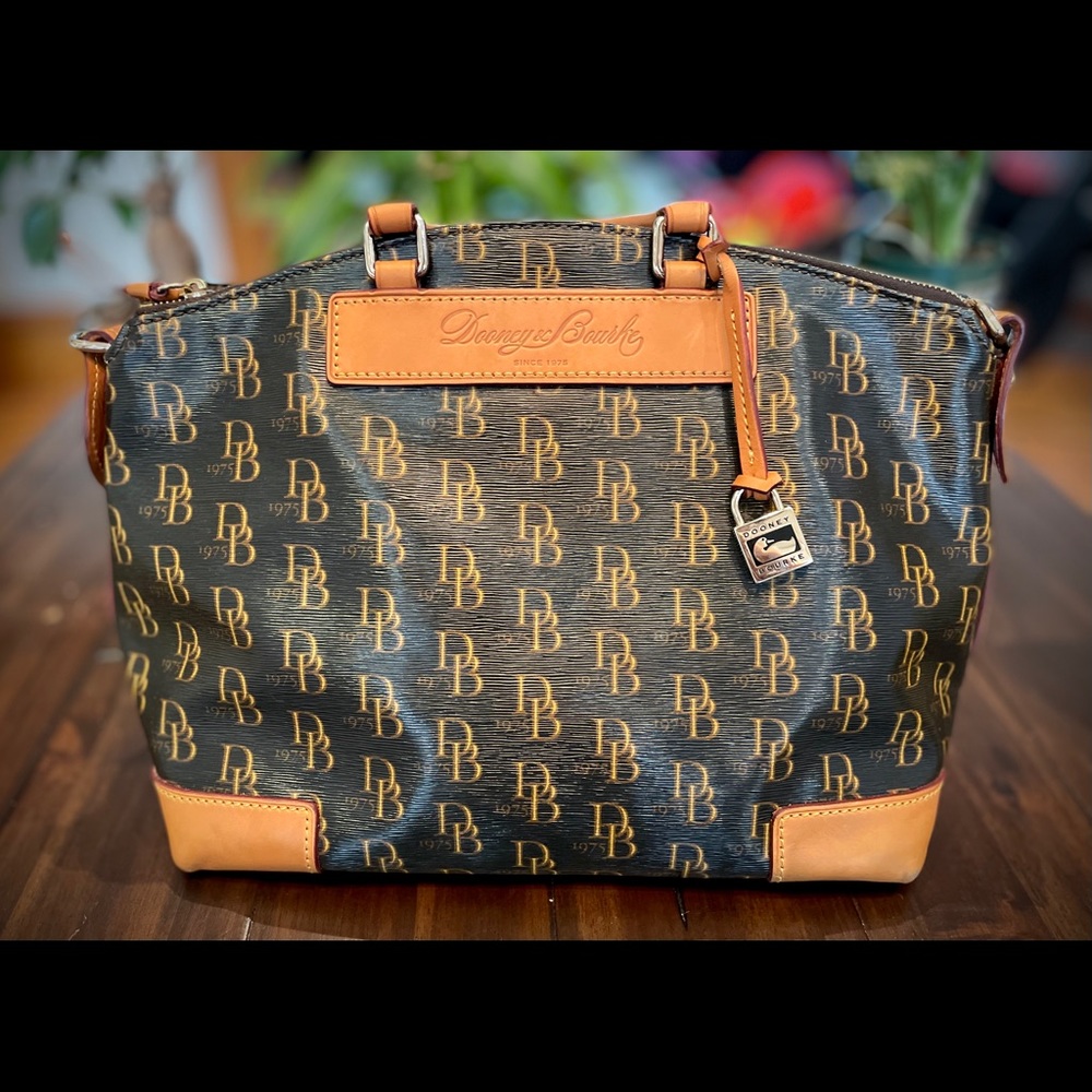 Dooney & Bourke Monogram Satchel Handbag